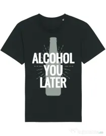 Tricou STANLEY STELLA barbat Alcohol you later Negru