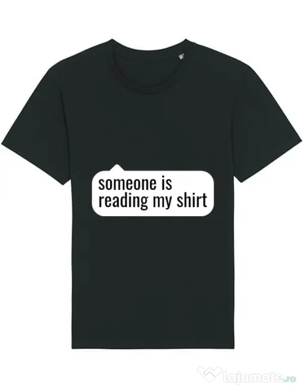 Tricou STANLEY STELLA barbat Reading my shirt Negru