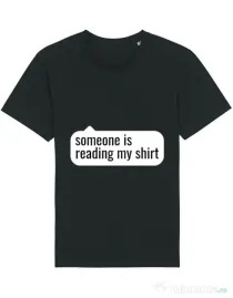 Tricou STANLEY STELLA barbat Reading my shirt Negru