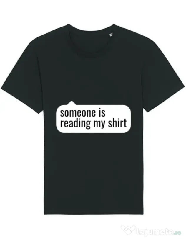 Tricou STANLEY STELLA barbat Reading my shirt Negru
