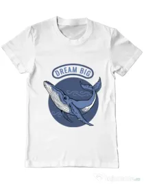 Tricou ADLER barbat Dream big Alb