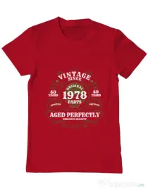 Tricou ADLER barbat Vintage since Rosu