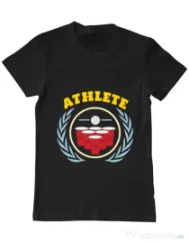 Tricou ADLER barbat Athlete Negru
