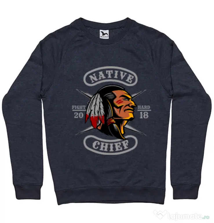 Bluza ADLER barbat Native chief Denim inchis