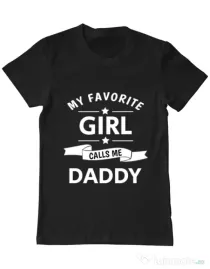 Tricou ADLER barbat My favorite girl Negru