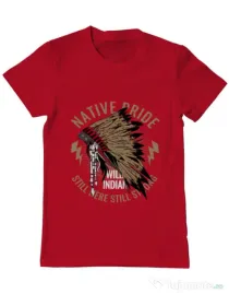 Tricou ADLER barbat Native pride Rosu
