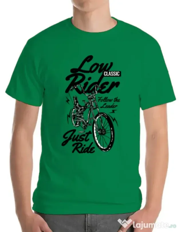 Tricou ADLER barbat Lowrider Verde mediu