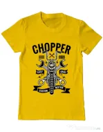 Tricou ADLER barbat Chopper Galben