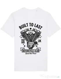 Tricou STANLEY STELLA barbat Built to last Alb