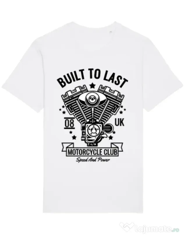 Tricou STANLEY STELLA barbat Built to last Alb