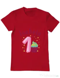 Tricou ADLER barbat First Birthday Rosu