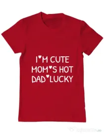 Tricou ADLER barbat I’m cute Rosu