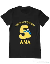 Tricou ADLER barbat Birthday Princess Negru
