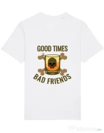 Tricou STANLEY STELLA barbat Good times Alb