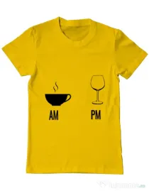 Tricou ADLER barbat My days Galben