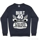 Bluza ADLER barbat Original parts Denim inchis