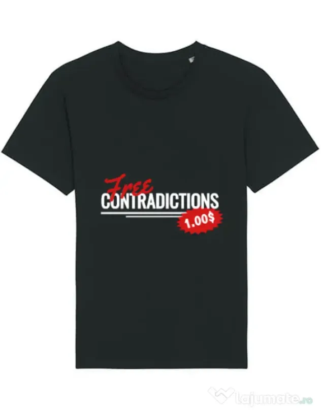 Tricou STANLEY STELLA barbat Free contradictions Negru