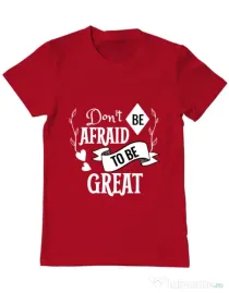 Tricou ADLER barbat Be great Rosu