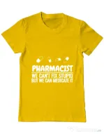 Tricou ADLER barbat Pharmacist Galben