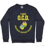 Bluza ADLER barbat Obsessive cupcake disorder Denim inchis