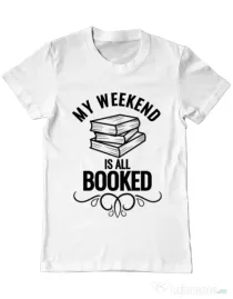 Tricou ADLER barbat All booked Alb