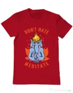 Tricou ADLER barbat Don’t hate Rosu