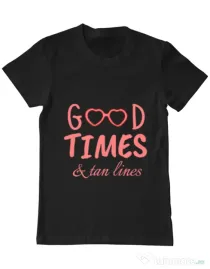 Tricou ADLER barbat Tan lines Negru