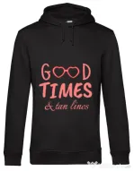 Hoodie barbat cu gluga Tan lines Negru