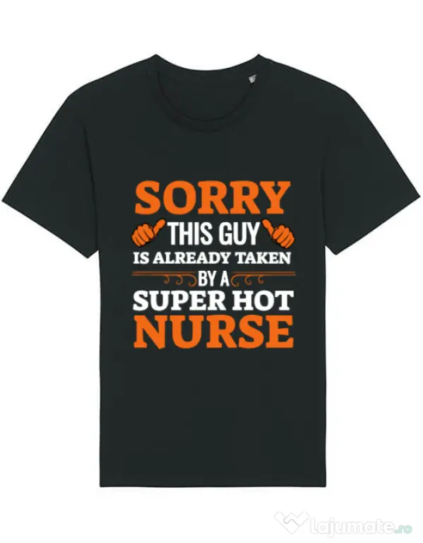 Tricou STANLEY STELLA barbat This guy is taken Negru