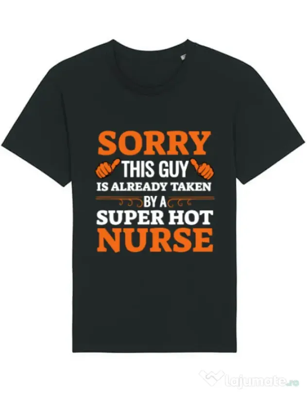 Tricou STANLEY STELLA barbat This guy is taken Negru