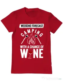 Tricou ADLER barbat Weekend forecast Rosu