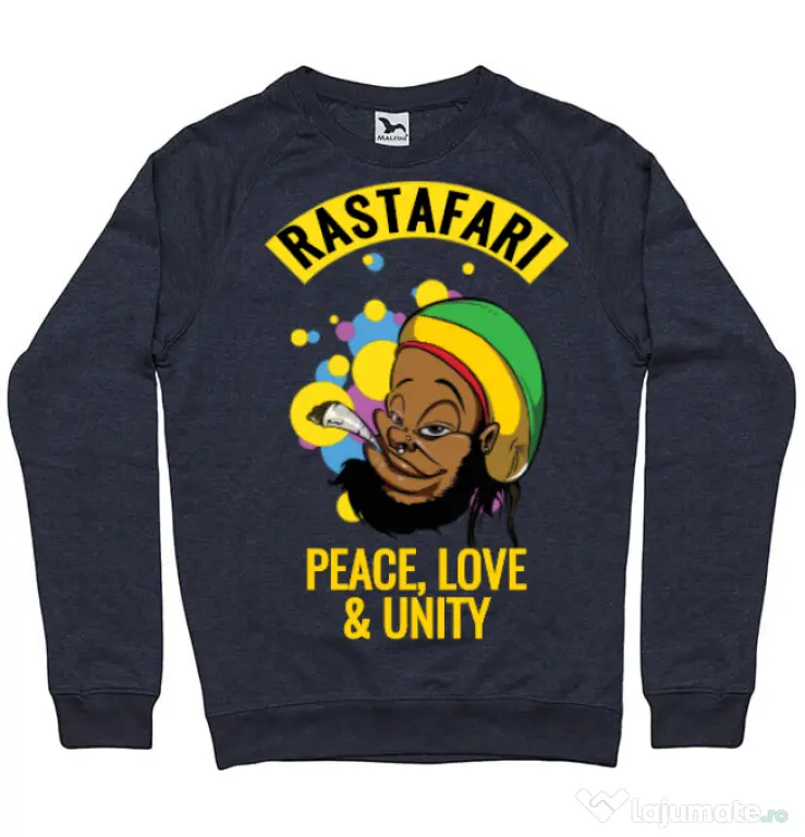 Bluza ADLER barbat Rastafari Denim inchis