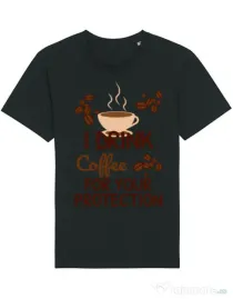 Tricou STANLEY STELLA barbat Coffee for protection Negru