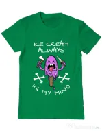 Tricou ADLER barbat Always in my mind Verde mediu