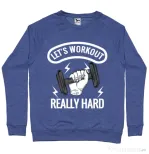Bluza ADLER barbat Let’s workout Albastru melanj