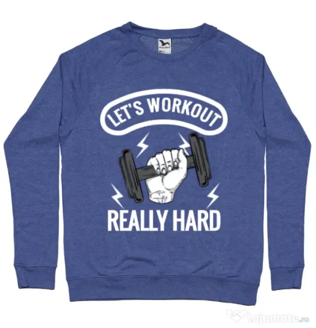 Bluza ADLER barbat Let’s workout Albastru melanj