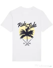 Tricou STANLEY STELLA barbat Ride the tide Alb