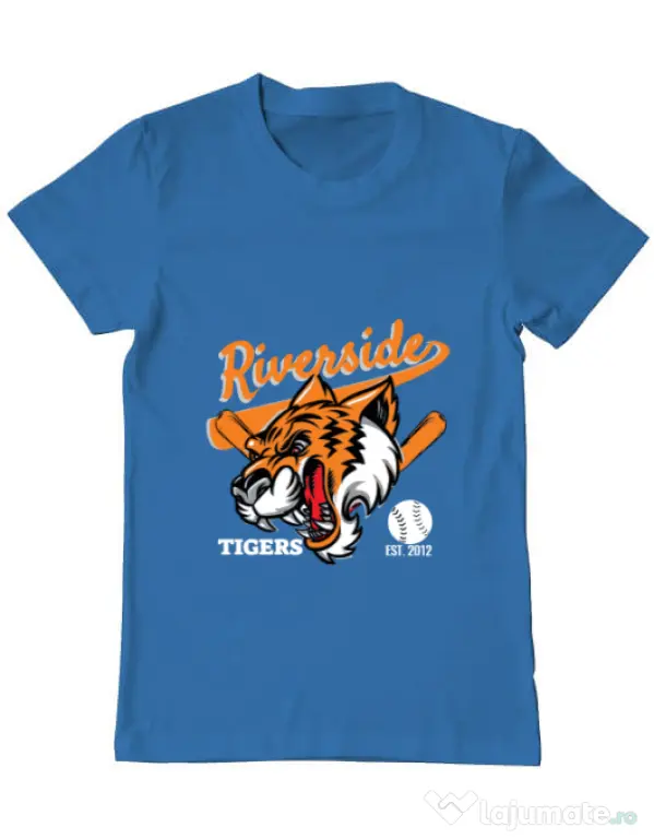 Tricou ADLER barbat Tigers team Albastru azuriu