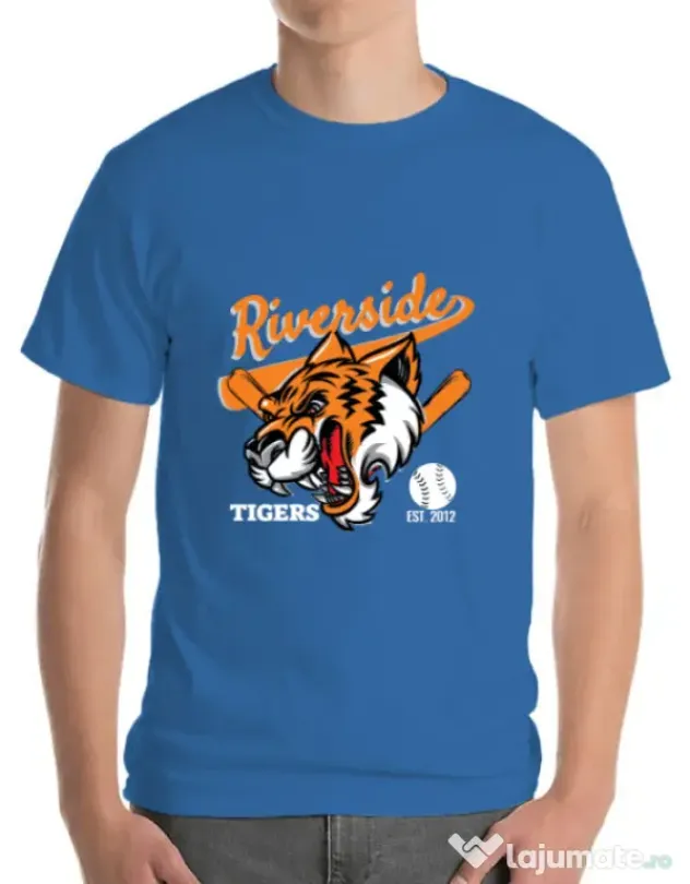 Tricou ADLER barbat Tigers team Albastru azuriu