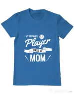 Tricou ADLER barbat My favorite player Albastru azuriu