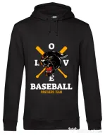 Hoodie barbat cu gluga Panthers team Negru