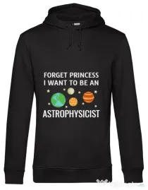 Hoodie barbat cu gluga Forget Princess Negru