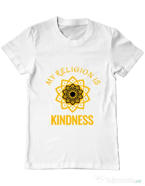 Tricou ADLER barbat Kindness Alb