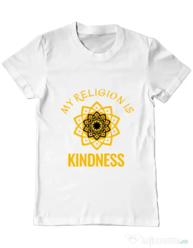 Tricou ADLER barbat Kindness Alb