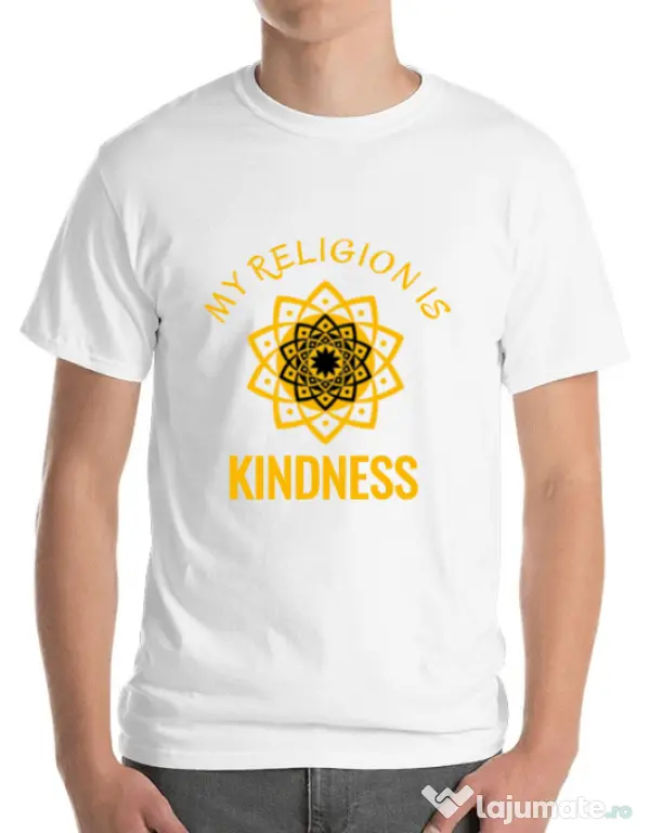 Tricou ADLER barbat Kindness Alb