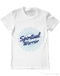 Tricou ADLER barbat Spiritual warrior Alb