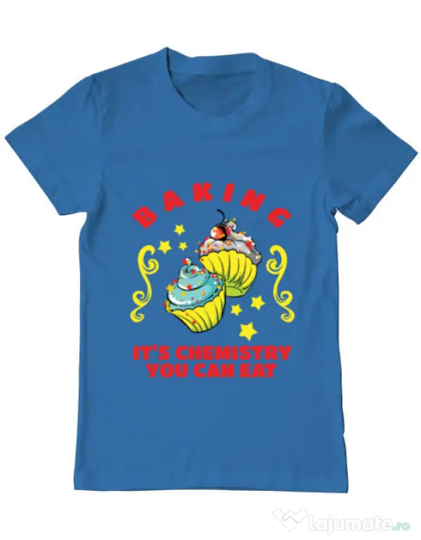 Tricou ADLER barbat Baking Albastru azuriu