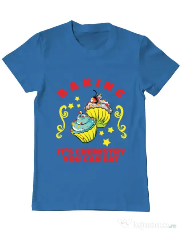 Tricou ADLER barbat Baking Albastru azuriu
