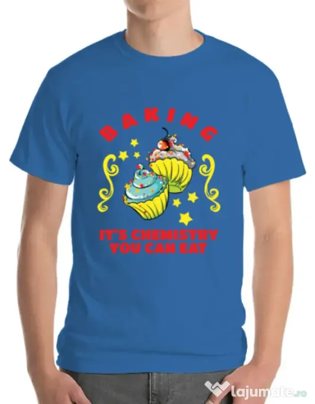 Tricou ADLER barbat Baking Albastru azuriu