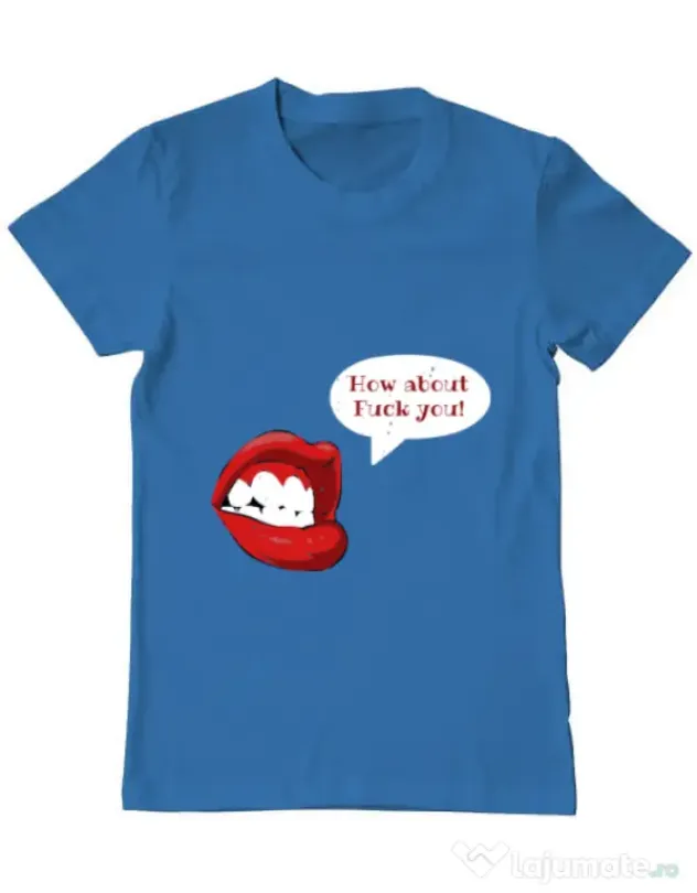 Tricou ADLER barbat How about Albastru azuriu